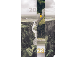 Ημερολόγιο εβδομαδιαίο "Silhouette"_B 8.5x14cm 2023 με σκληρό εξώφυλλο